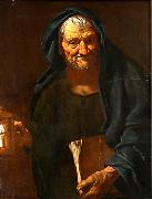 Pietro Bellotti Diogenes with the Lantern oil painting